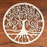 Bild von Yggdrasil  aus Holz 18 cm