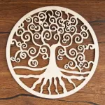 Bild von Yggdrasil  aus Holz 18 cm