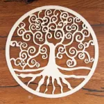 Bild von Yggdrasil aus Holz 24 cm