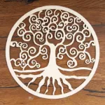 Bild von Yggdrasil aus Holz 24 cm