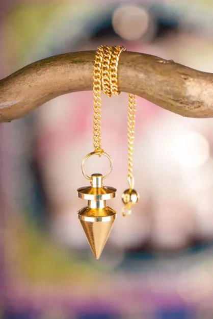 Bild von Arakpendel, Messing vergoldet