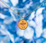 Bild von Schutzengelchen auf Walnussholz