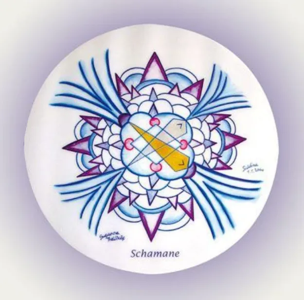 Bild von Schamane - Mandala 5 cm