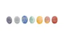 Bild von Chakra Edelsteine Set 7, je ca.4x3cm