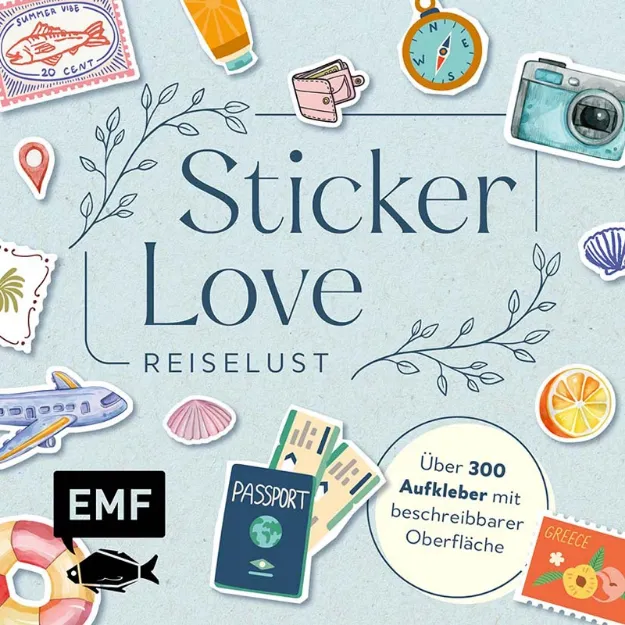 Bild von Sticker Love: Reiselust – Über 300 Etiketten und Aufkleber mit beschreibba