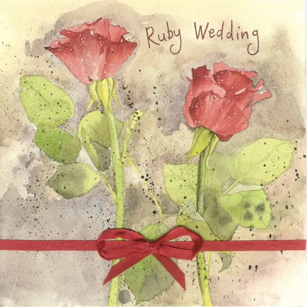 Bild von RUBY ANNIVERSARY CARD
