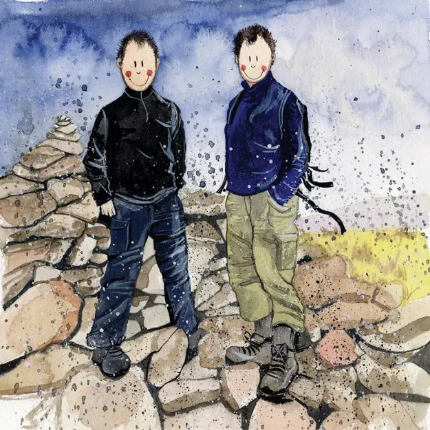 Bild von MOUNTAIN MEN BLANK CARD