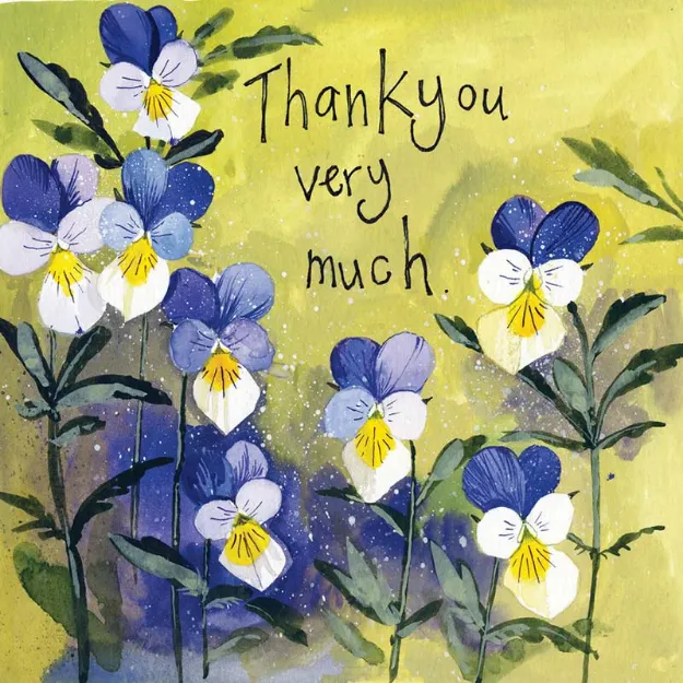 Bild von PANSIES THANK YOU CARD