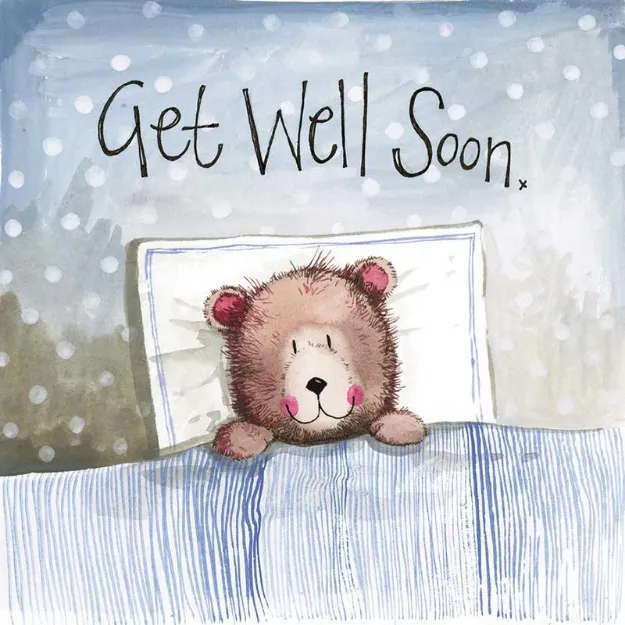 Bild von GET WELL BEAR CARD
