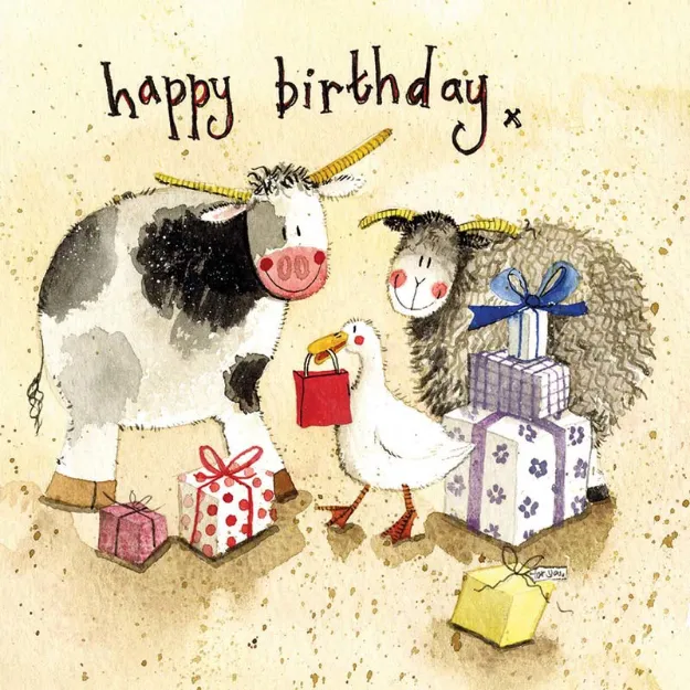 Bild von FARMYARD PRESENTS BIRTHDAY CARD