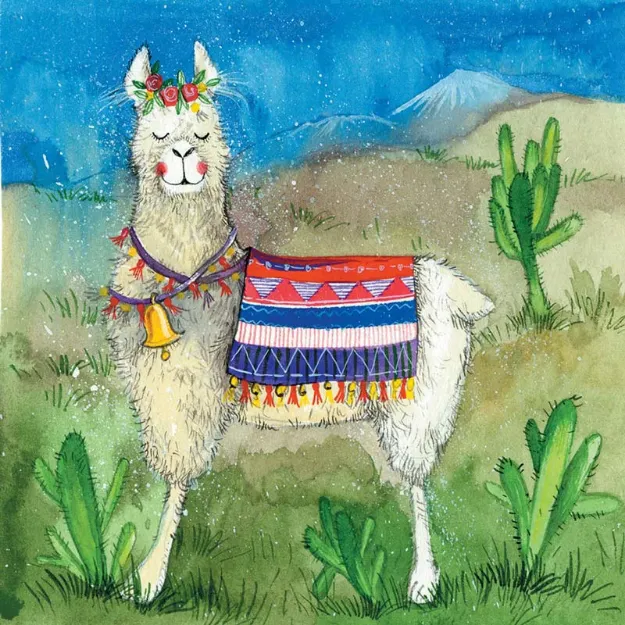 Bild von LLAMA BLANK CARD