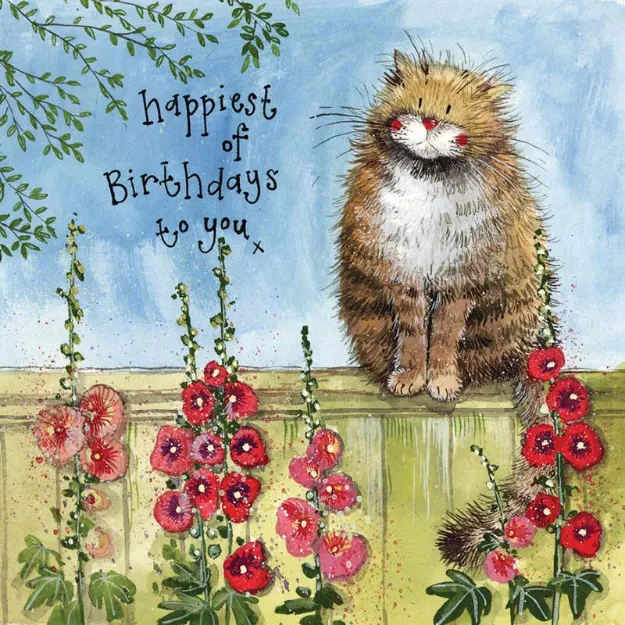 Bild von GARDEN FENCE BIRTHDAY CARD