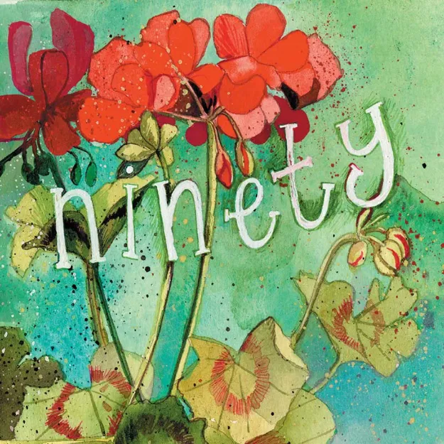 Bild von NINETY BIRTHDAY CARD