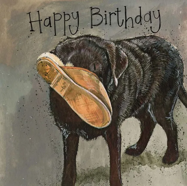 Bild von SLIPPER BIRTHDAY CARD