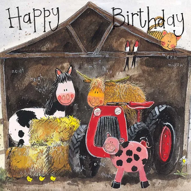 Bild von FARMYARD BIRTHDAY CARD