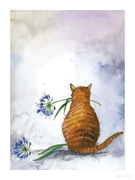 Bild von CAT AND AGAPANTHUS