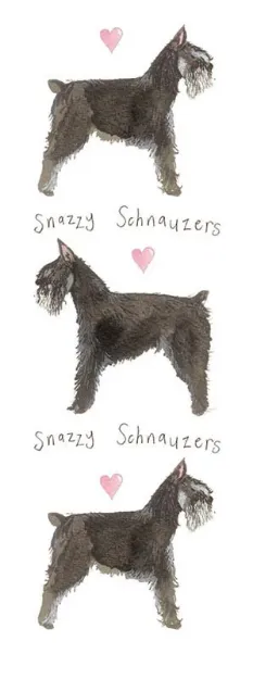 Bild von SNAZZY SCHNAUZERS BOOKMARK