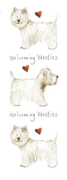 Bild von WELCOMING WESTIES BOOKMARK