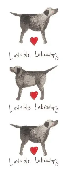 Bild von LOVABLE LABRADORS BOOKMARK