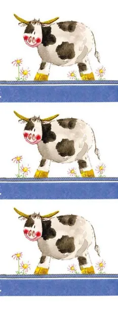 Bild von DAIRY COW BOOKMARK