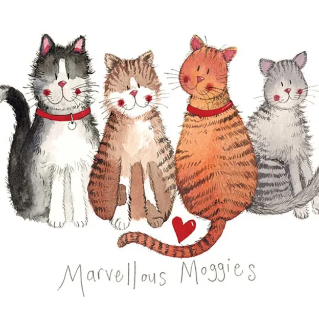 Bild von MARVELLOUS MOGGIES FRIDGE MAGNET