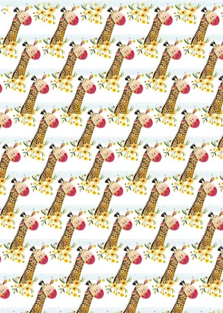Bild von GIRAFFE GIFT WRAP