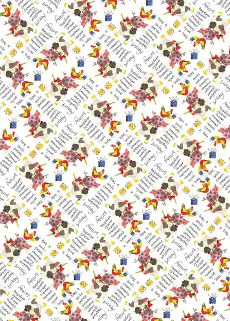 Bild von FARMYARD BIRTHDAY GIFT WRAP