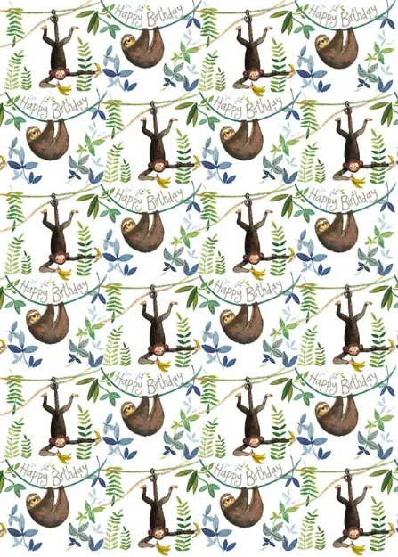 Bild von JUNGLE BIRTHDAY GIFT WRAP
