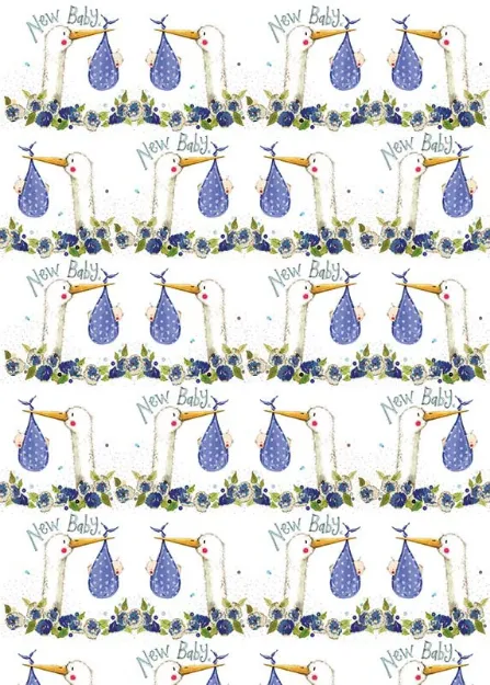 Bild von NEW BABY BOY GIFT WRAP