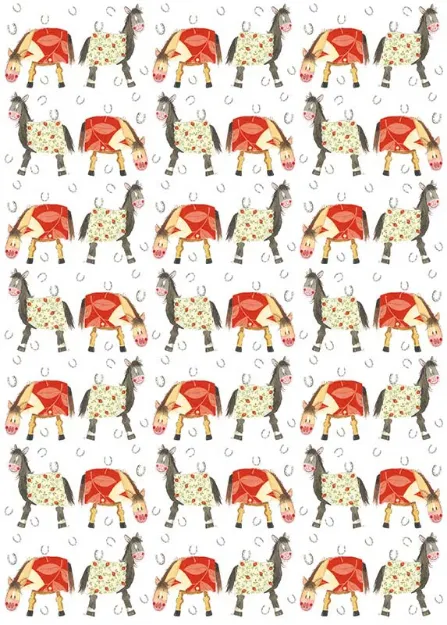 Bild von HORSES GIFT WRAP