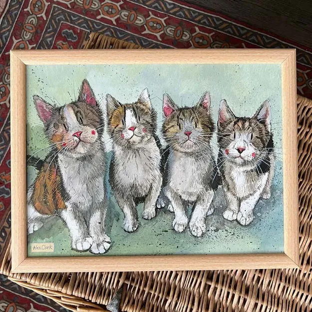 Bild von THE FAB FOUR LAP TRAY