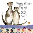 Bild von OTTERS BIRTHDAY CARD