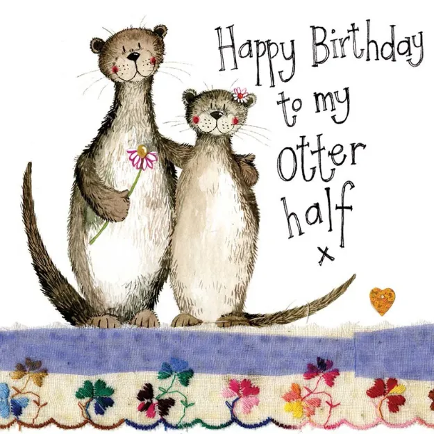 Bild von OTTERS BIRTHDAY CARD