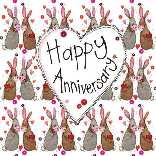 Bild von RABBIT ANNIVERSARY CARD