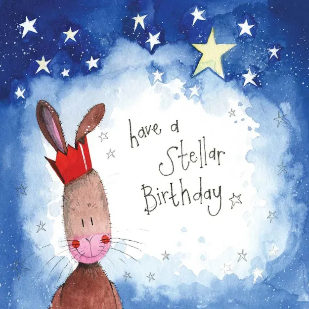 Bild von STARLIGHT BIRTHDAY FOIL CARD