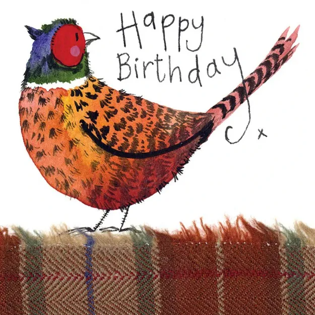 Bild von PHEASANT BIRTHDAY CARD