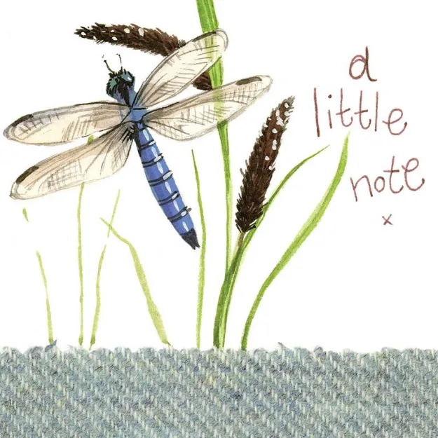 Bild von LITTLE NOTE DRAGONFLY CARD