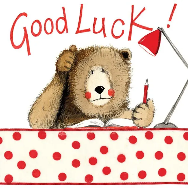 Bild von LUCKY BEAR GOOD LUCK CARD