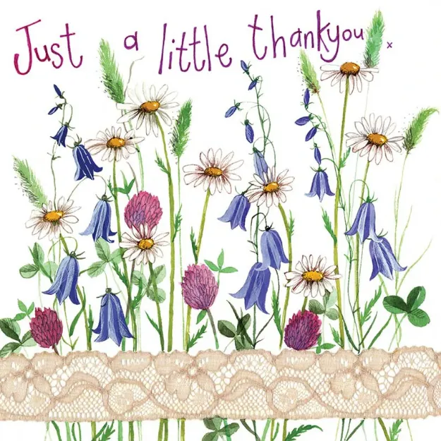 Bild von COUNTRY FLOWERS THANK YOU CARD