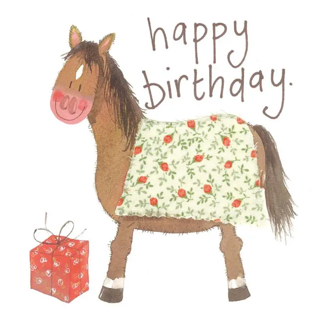 Bild von PONY BIRTHDAY CARD