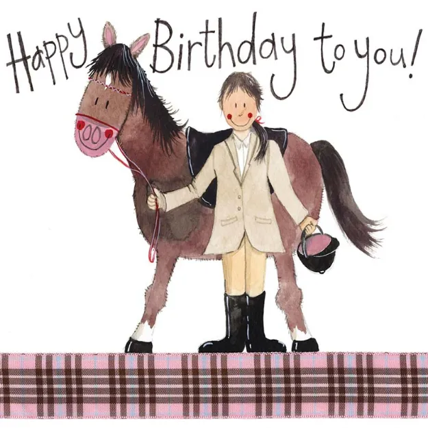 Bild von GIRL & PONY BIRTHDAY CARD