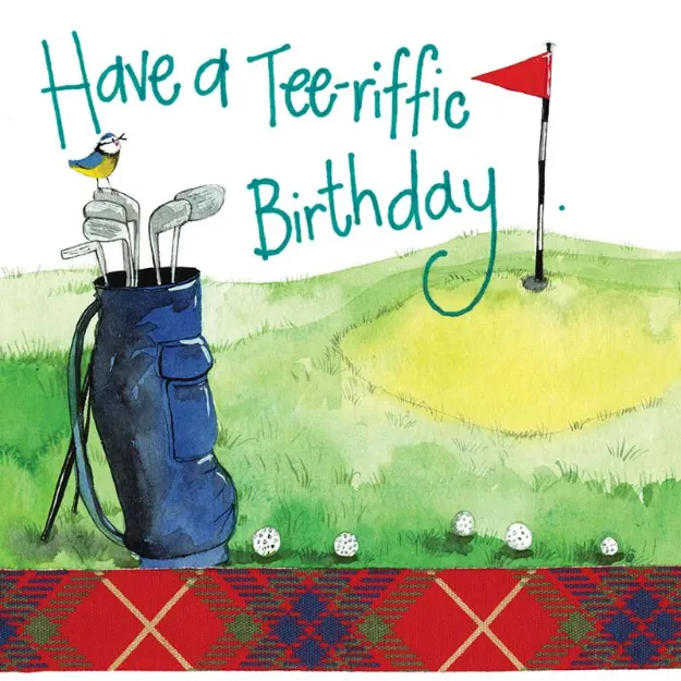 Bild von GOLF BAG BIRTHDAY CARD