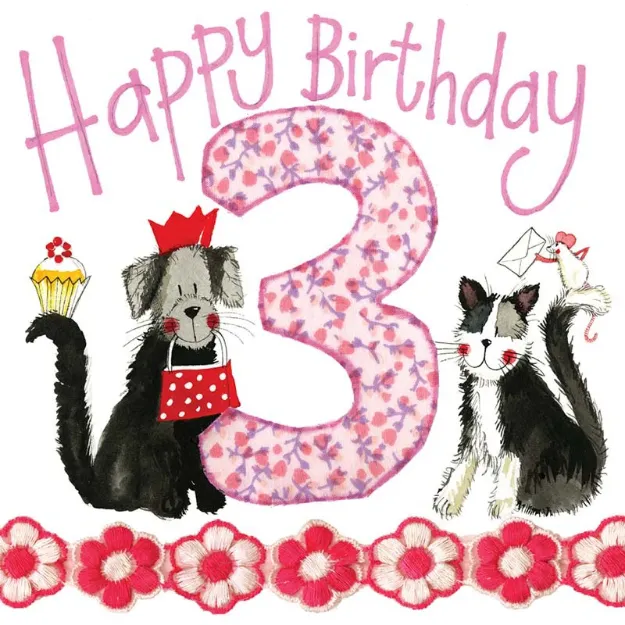 Bild von THREE FOR A GIRL 3RD BIRTHDAY