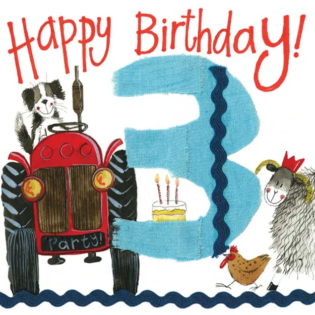 Bild von THREE FOR A BOY 3RD BIRTHDAY