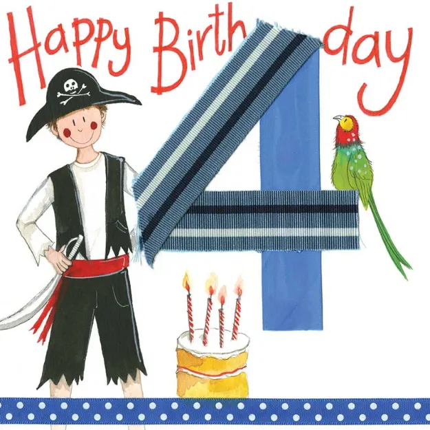 Bild von FOUR FOR A BOY 4TH BIRTHDAY