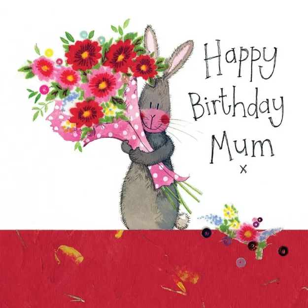 Bild von MUM RABBIT BIRTHDAY CARD