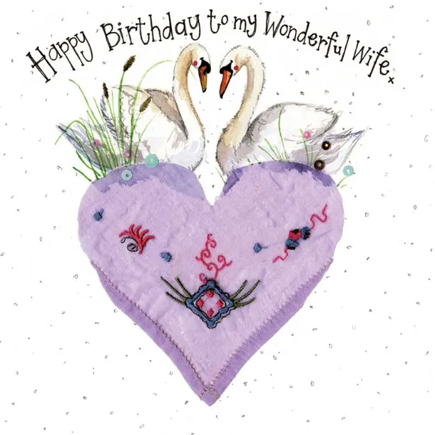Bild von WONDERFUL WIFE BIRTHDAY CARD