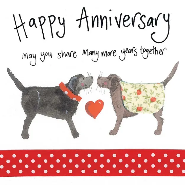 Bild von ANNIVERSARY DOGS CARD