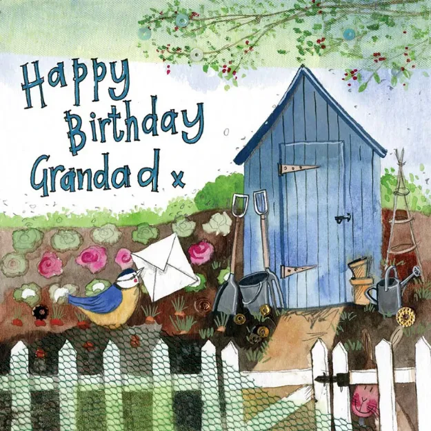 Bild von GRANDAD GARDEN HUT BIRTHDAY CARD