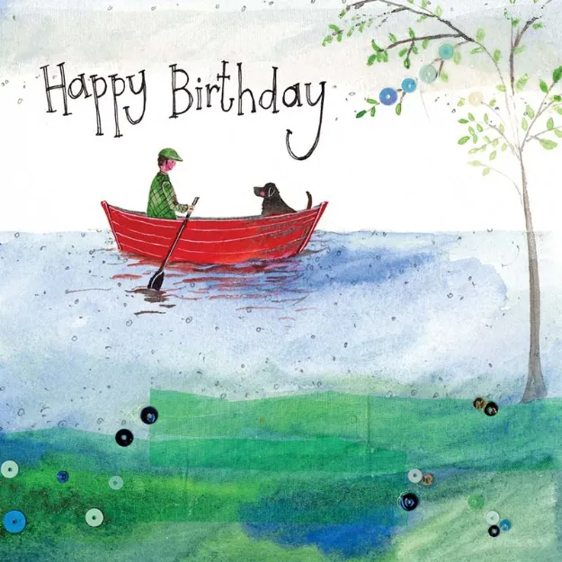 Bild von RED BOAT BIRTHDAY CARD